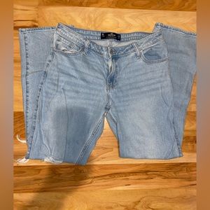 Hollister blue low rise 90s vintage straight jeans